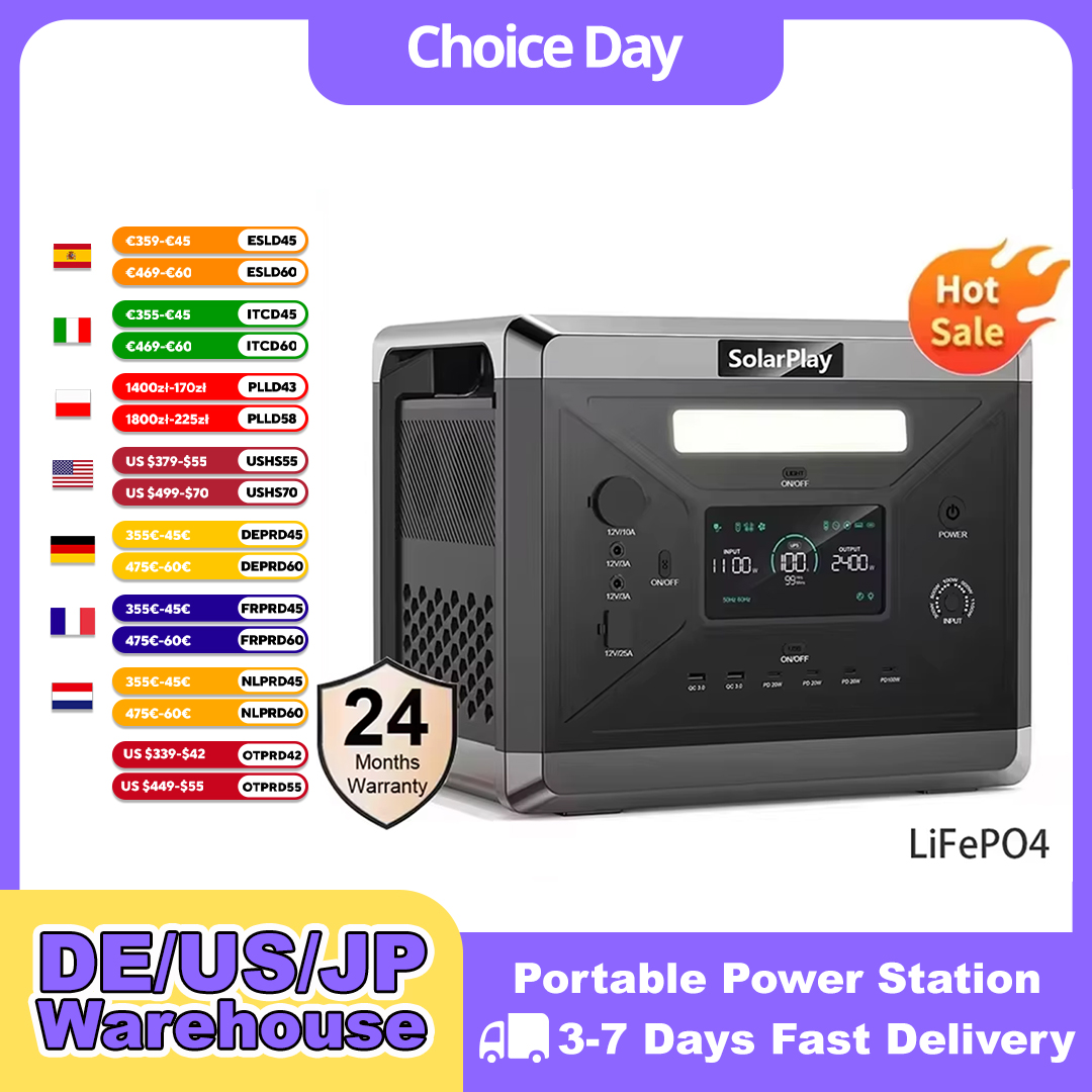 Solar Emergency Charger - Stasiun Tenaga Portabel SOLARPLAY Q2501 Untuk