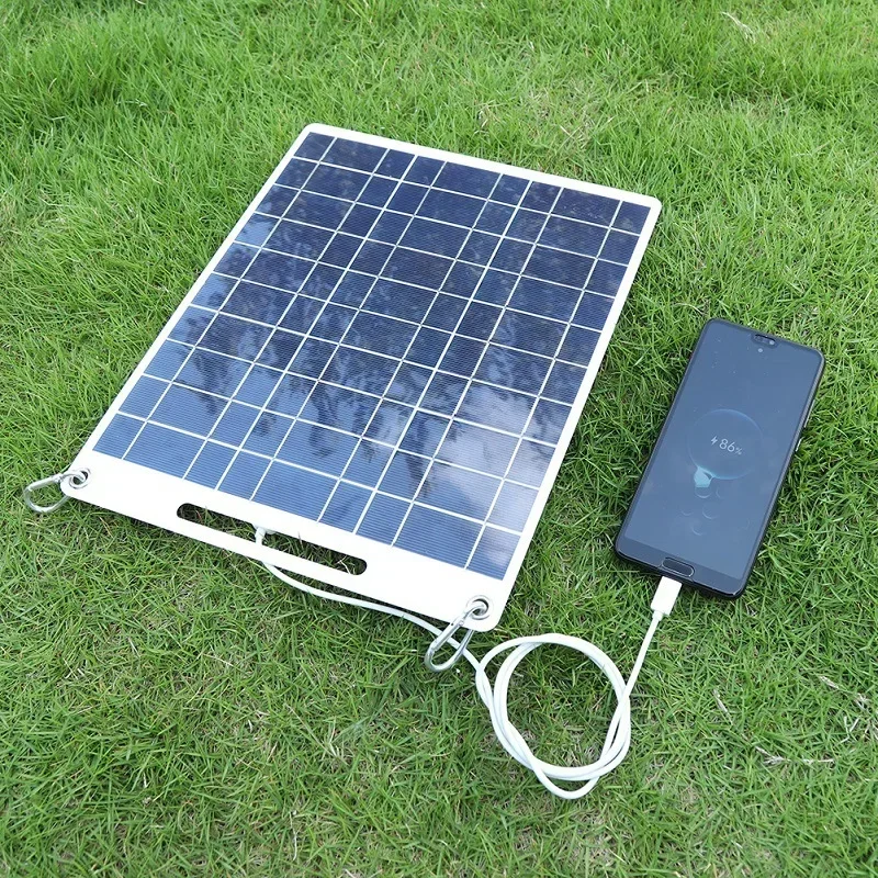 Solar Emergency Charger - Pengisi Daya USB Ganda Portabel Tahan