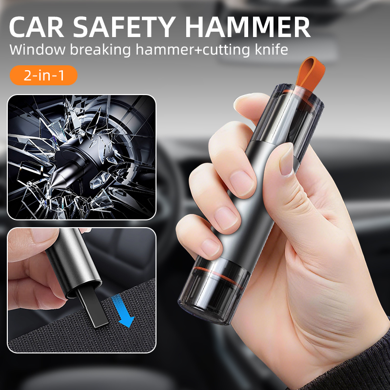 Palu Keselamatan Mobil 2-in-1, - Rescue Rope Throw ulasan dan harga