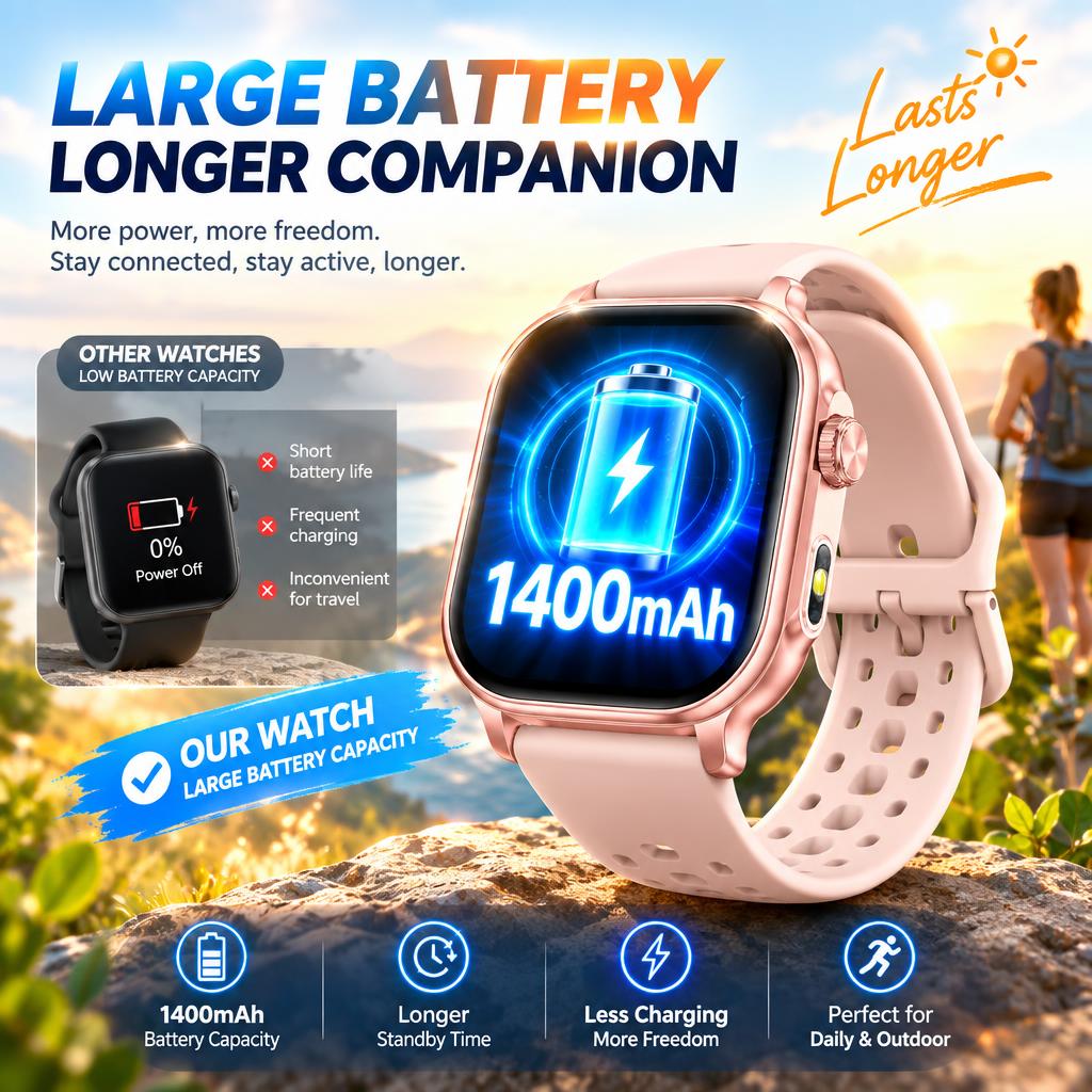 Jam Tangan Pintar 2026, Panggi - Compass Lensatic ulasan dan harga