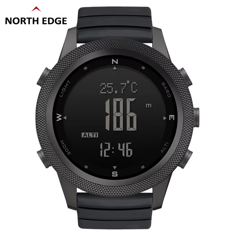 NORTH EDGE APACHE-46 Jam Tanga - Compass Lensatic ulasan dan harga