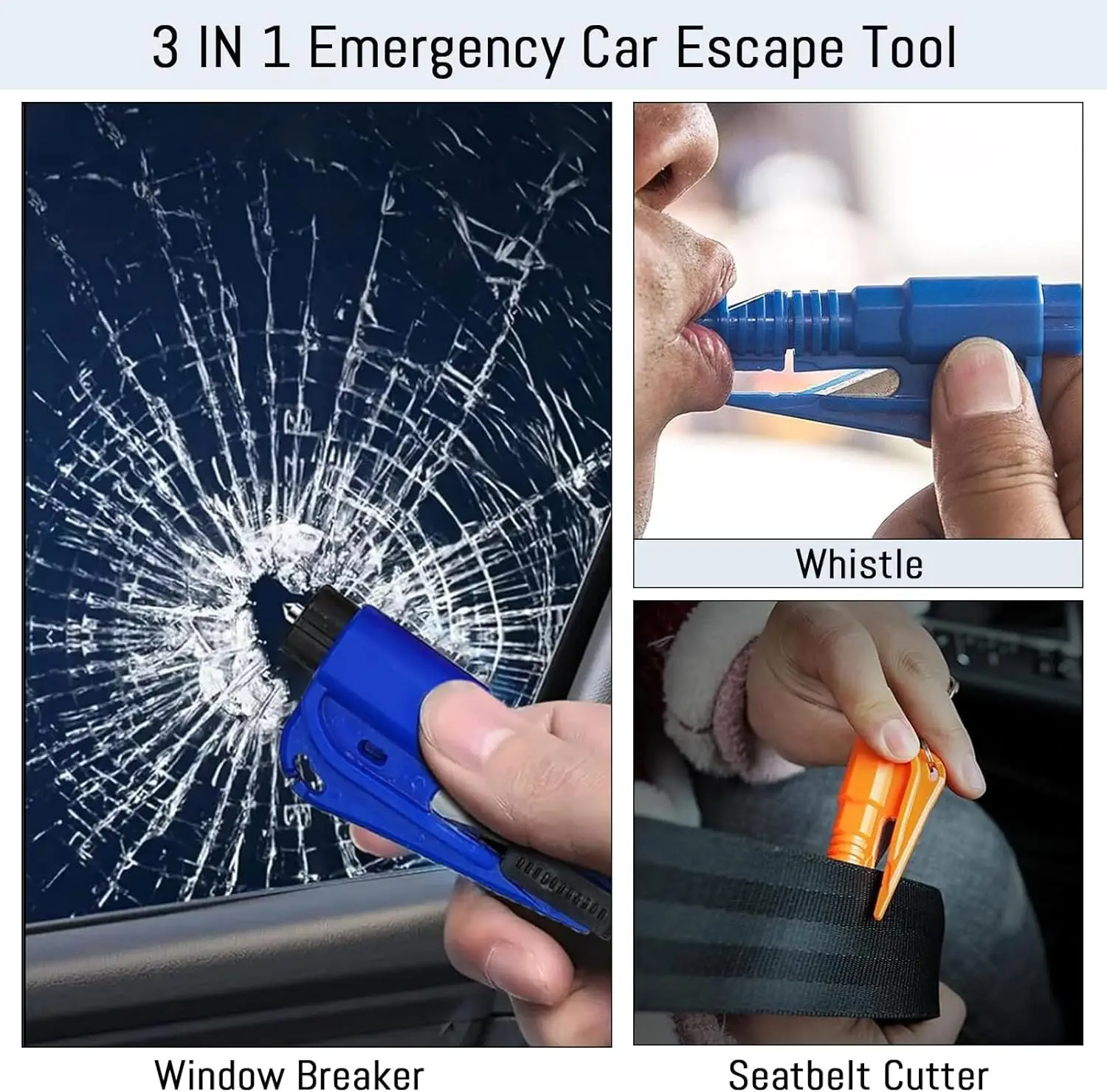 Palu Keselamatan Mobil 3-in-1  - Rescue Rope Throw ulasan dan harga