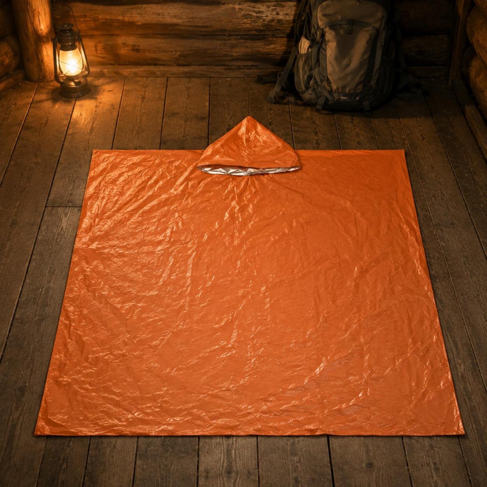 Jas Hujan Anti Air, Ponco Daru - Emergency Poncho Rain ulasan dan harga